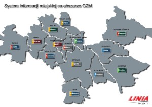 Propozycja plastyczna tabliczek z nazwami ulic w miastach GZM