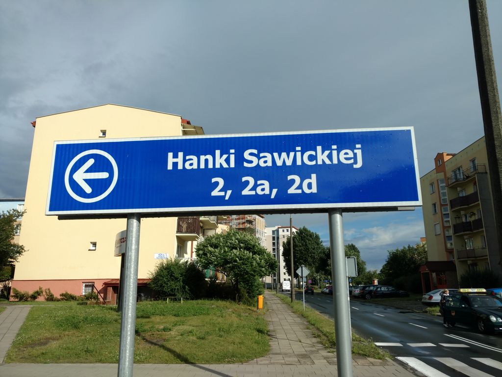 Zmiany nazw ulic - Kalisz ulica Hanki Sawickiej
