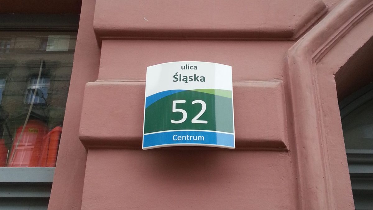 szczecińska tabliczka na dom