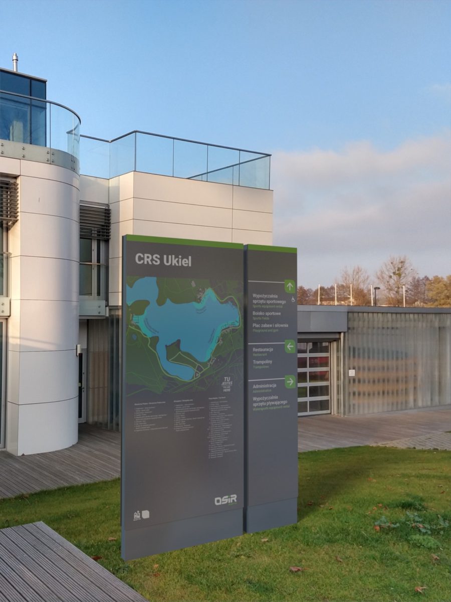 system informacji wizualnej CRS Ukiel